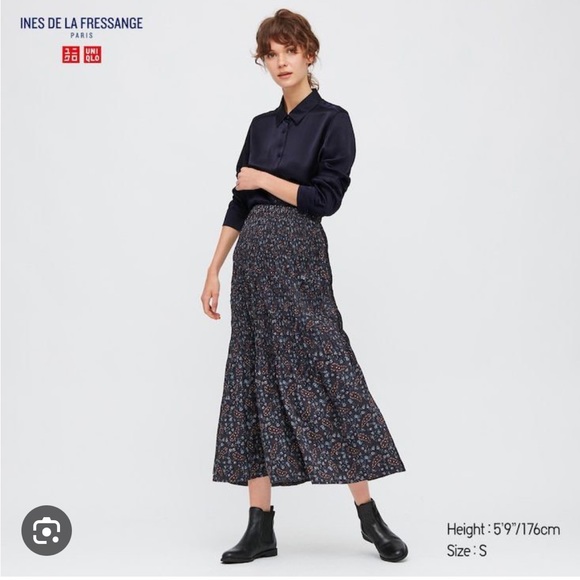 【関税込み】INES DE LA FRESSANGE Skirts Uniqlo | Skirts | Ines De La Fressange Twist Skirt L | Poshmark